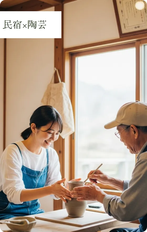 民宿×陶芸